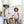 Hazel Bubble- Light Pink Stripe/Aqua