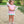 Mary Margaret Diaper Set- Pink Stripe/Mint