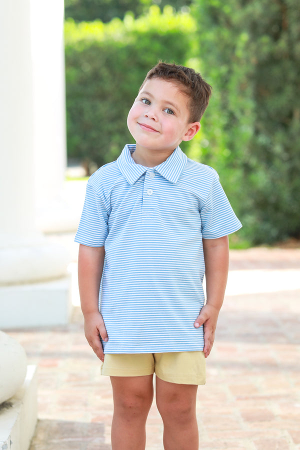 Henry Polo- Cornflower Stripe