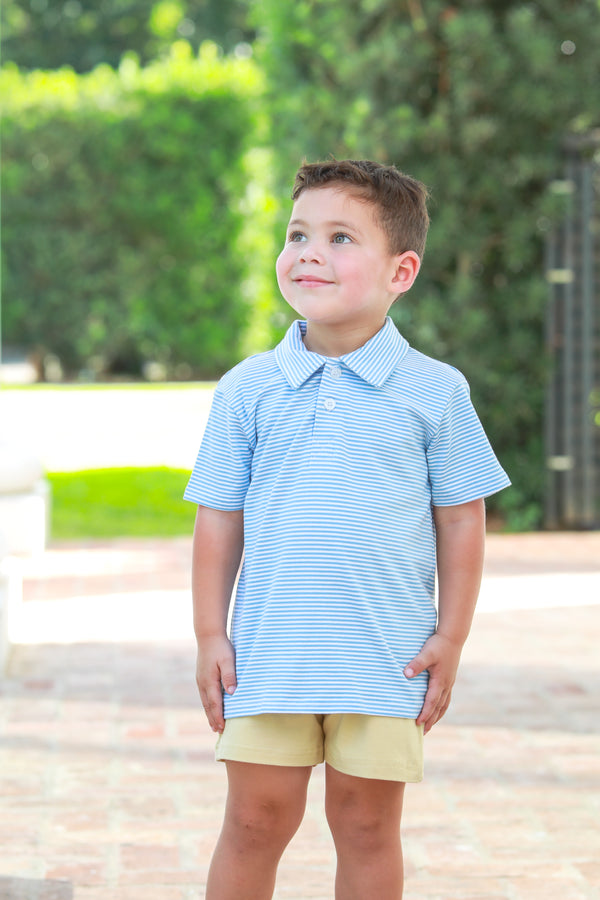 Henry Polo- Cornflower Stripe