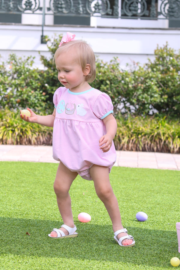 Bunnies & Baskets Bubble- Pink