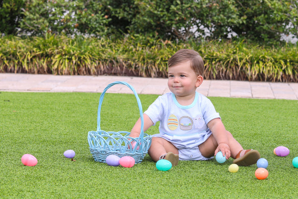 Bunnies & Baskets Bubble- Blue