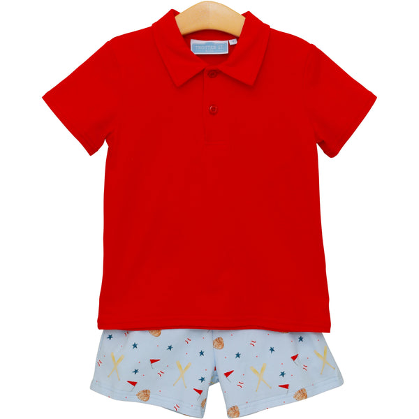 All-Star Polo Short Set