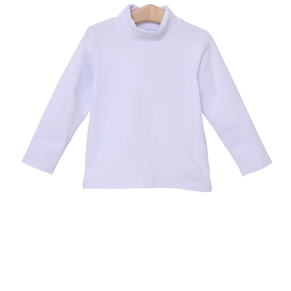 Taylor Game Day Turtleneck- White