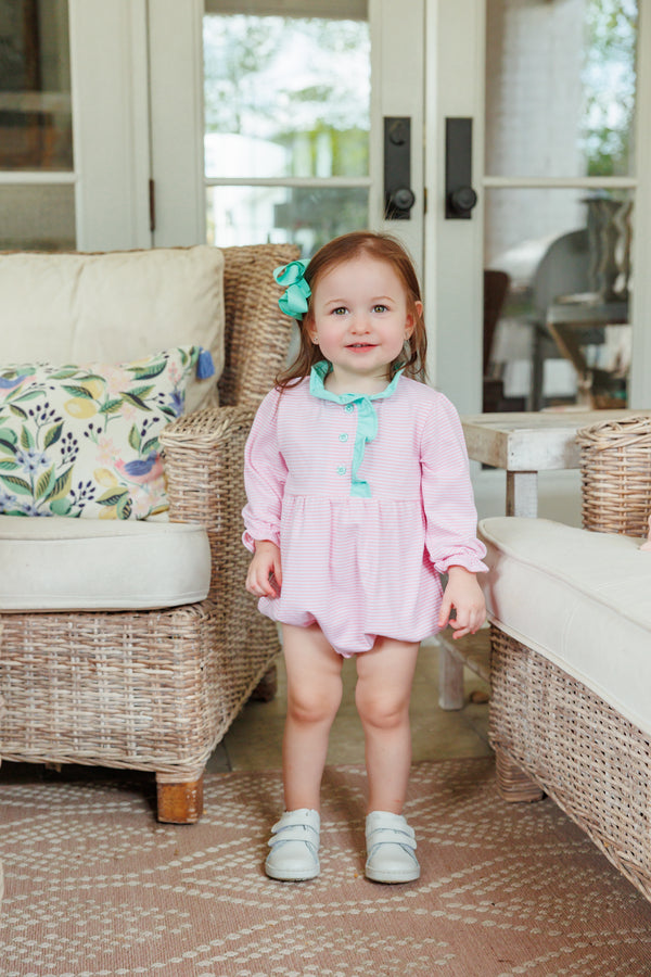 Scarlott Bubble- Light Pink Stripe/Mint