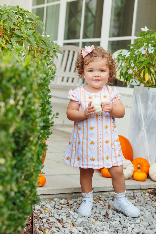 Pumpkin Patch Scalloped Bubble