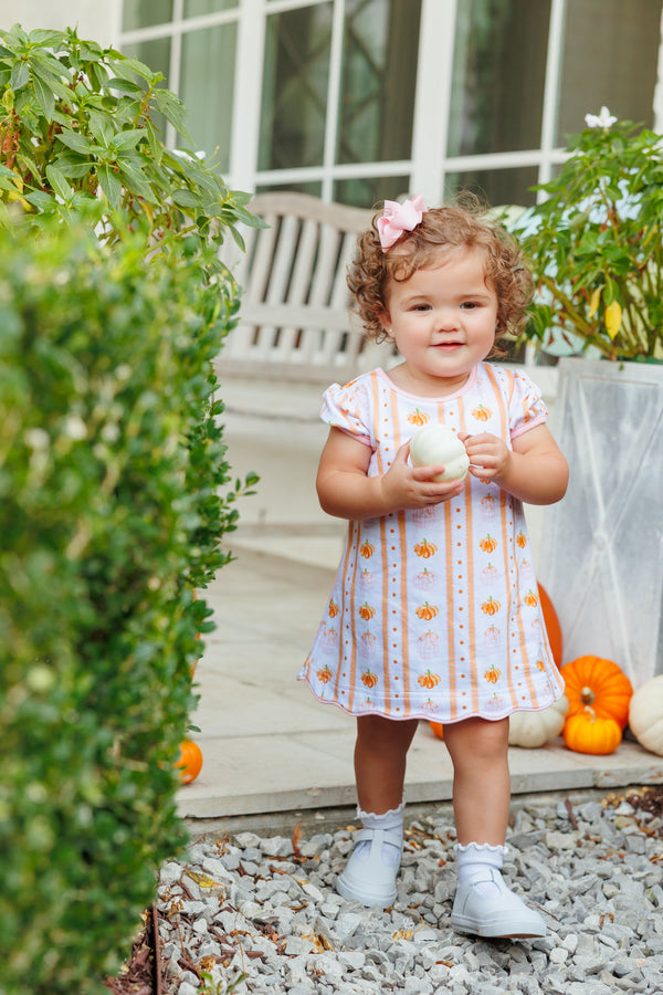 Pumpkin Patch Scalloped Bubble