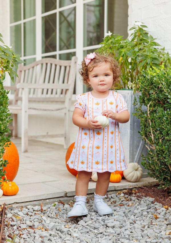 Pumpkin Patch Scalloped Bubble