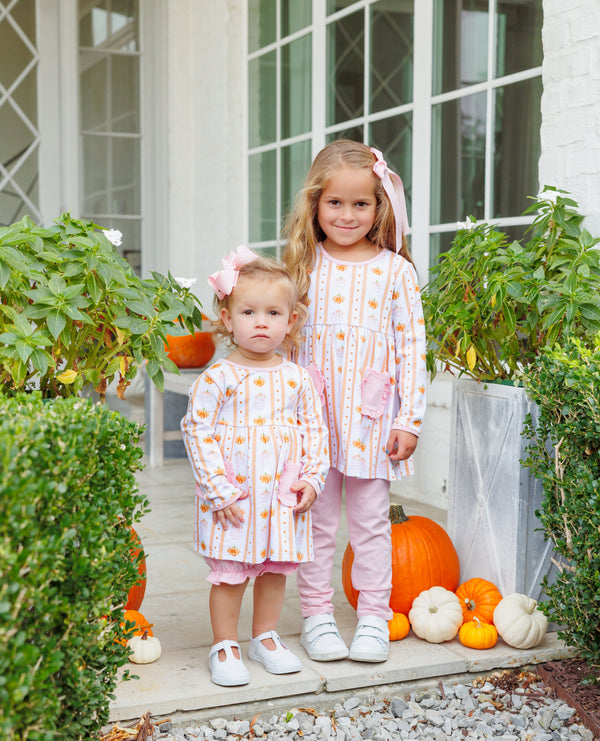 Pumpkin Patch Ruffle Bloomer Set