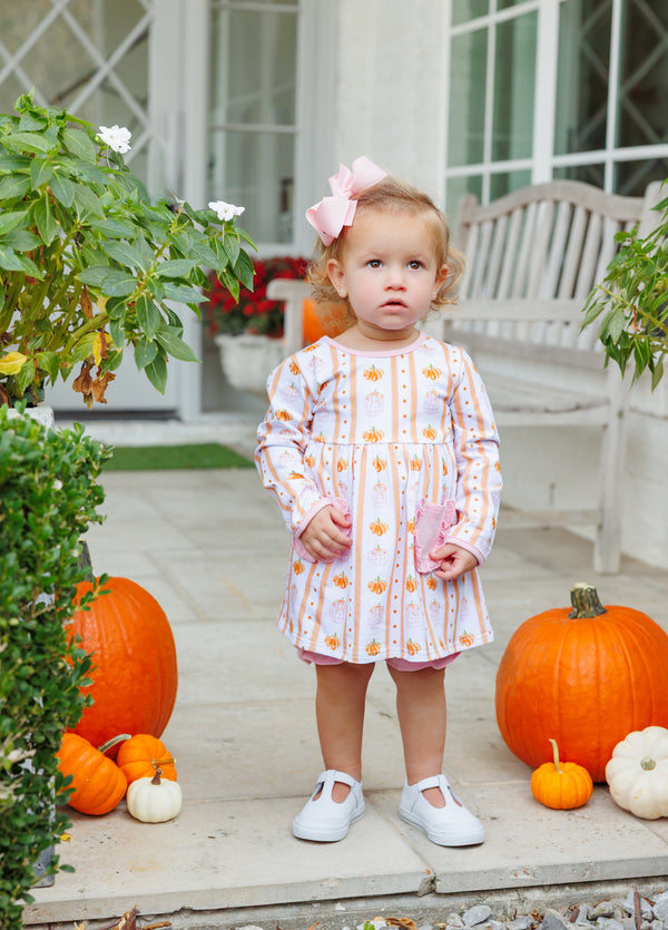 Pumpkin Patch Ruffle Bloomer Set