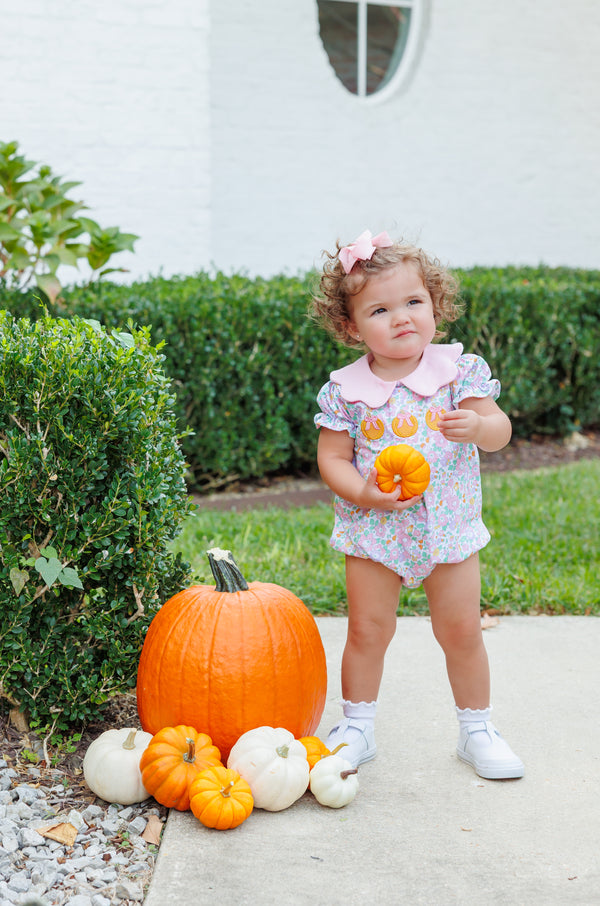 Pumpkin Floral Bubble