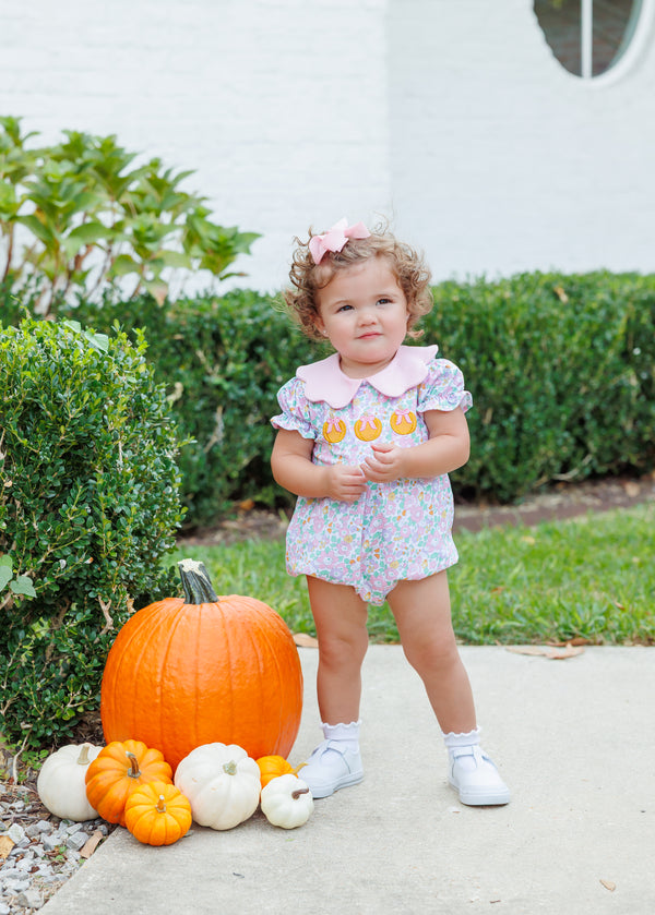 Pumpkin Floral Bubble