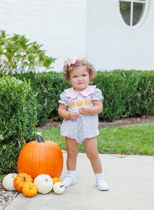 Pumpkin Floral Bubble