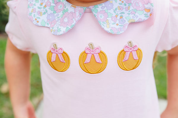 Pumpkin Floral Short Set