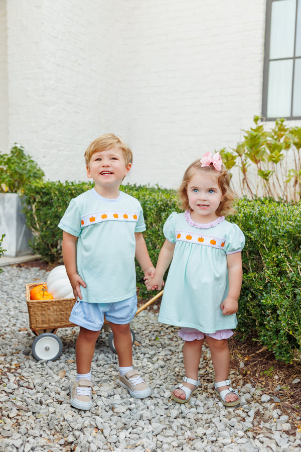 Pumpkin Rowe Banded Short Set