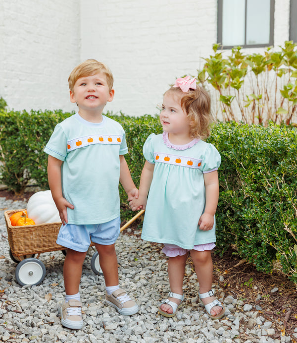 Pumpkin Rowe Bloomer Set