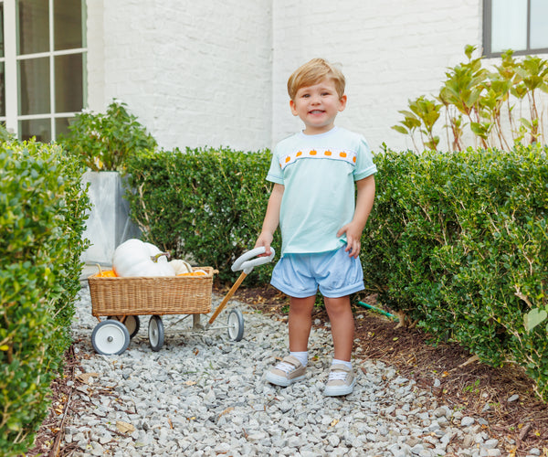 Pumpkin Rowe Banded Short Set