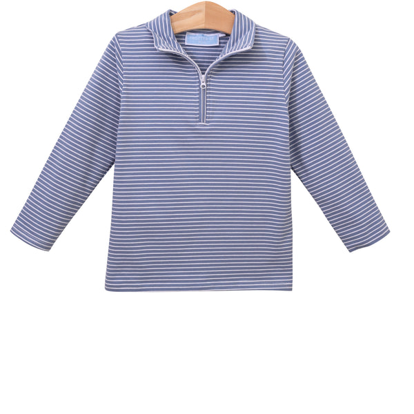 Tucker Pullover- Slate Blue