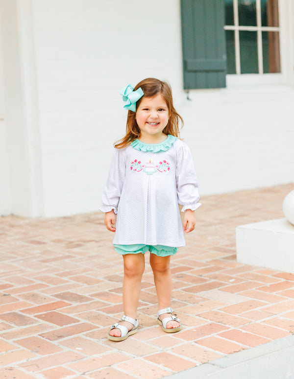 Birthday Ruffle Bloomer Set