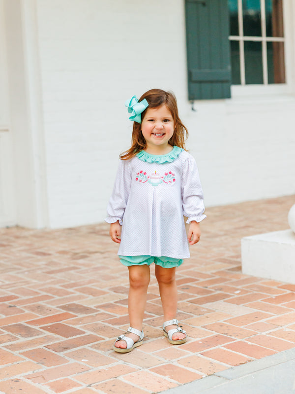Birthday Ruffle Bloomer Set