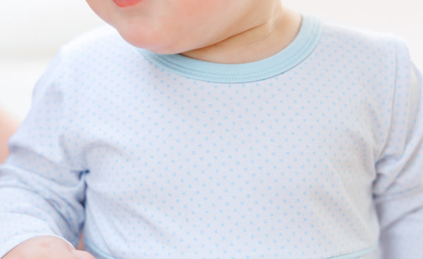Bennett Bubble- Light Blue Bitty Dot