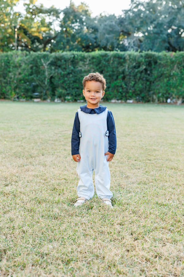Gabriel Jon Jon Set- Light Blue Stripe/Navy