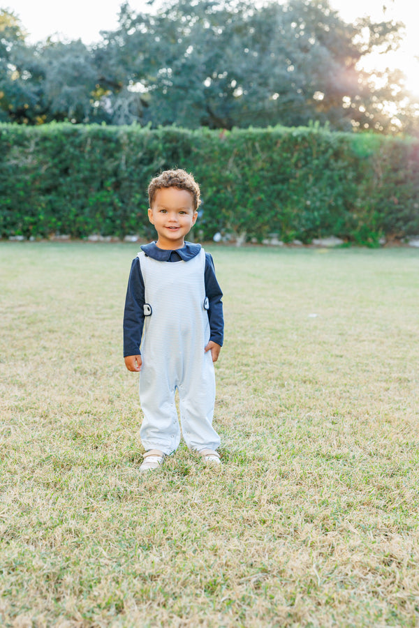 Gabriel Jon Jon Set- Light Blue Stripe/Navy
