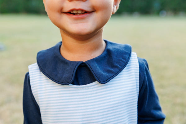 Gabriel Jon Jon Set- Light Blue Stripe/Navy