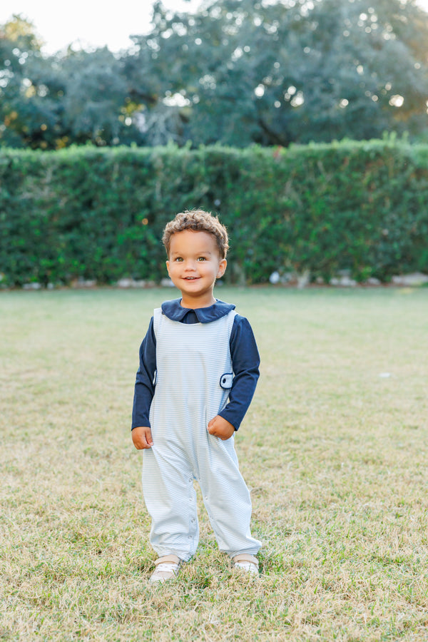 Gabriel Jon Jon Set- Light Blue Stripe/Navy