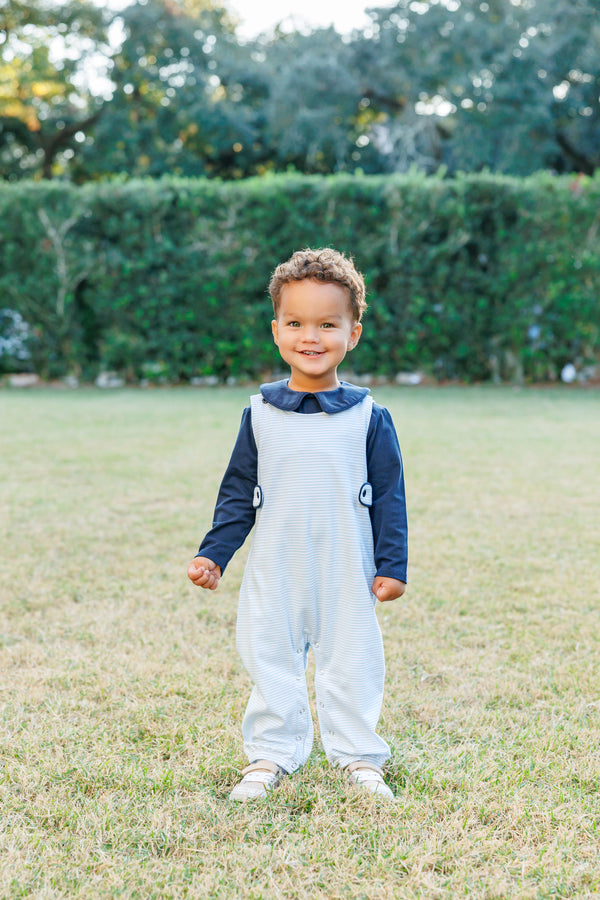 Gabriel Jon Jon Set- Light Blue Stripe/Navy