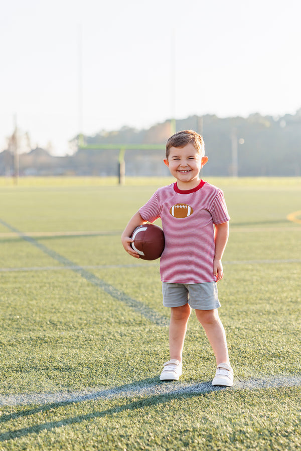 Football Shirt- Crimson