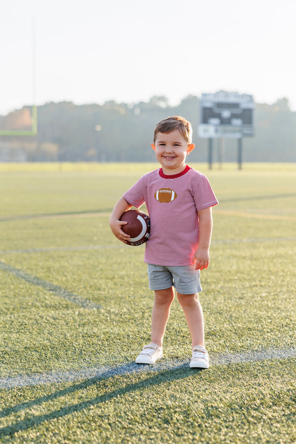 Football Shirt- Crimson