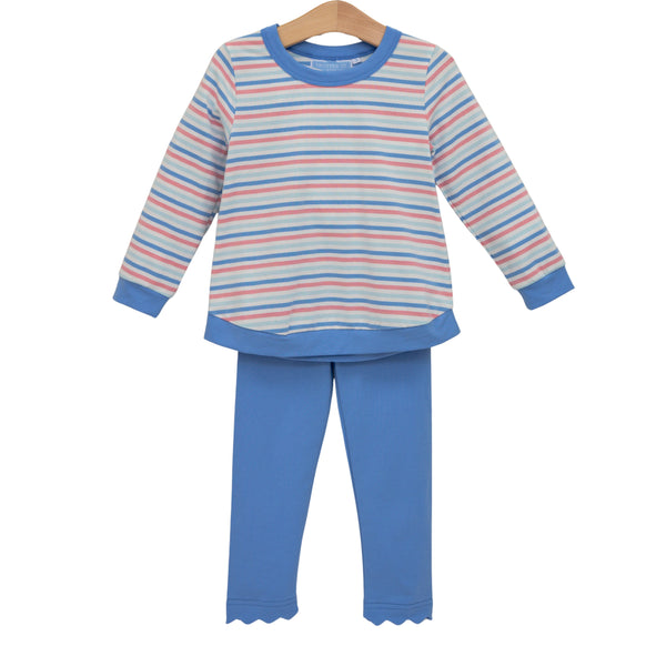 Reagan Pant Set- Hamptons Stripe