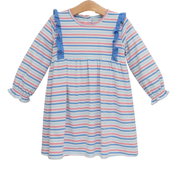 Olivia Dress- Hamptons Stripe