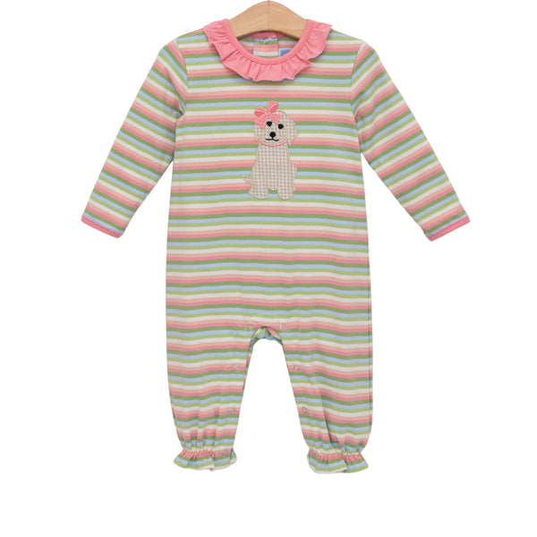 Puppy Ruffle Romper