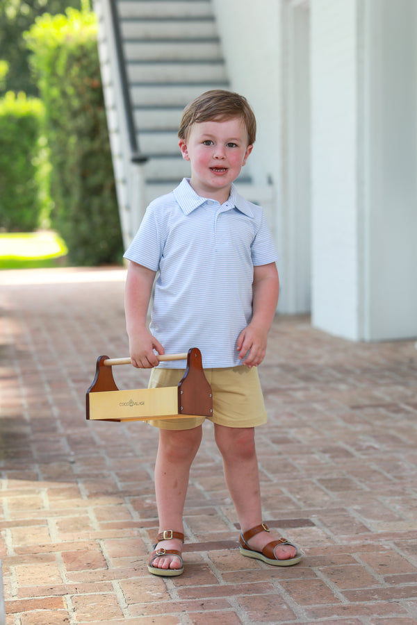 Henry Polo- Light Blue Stripe