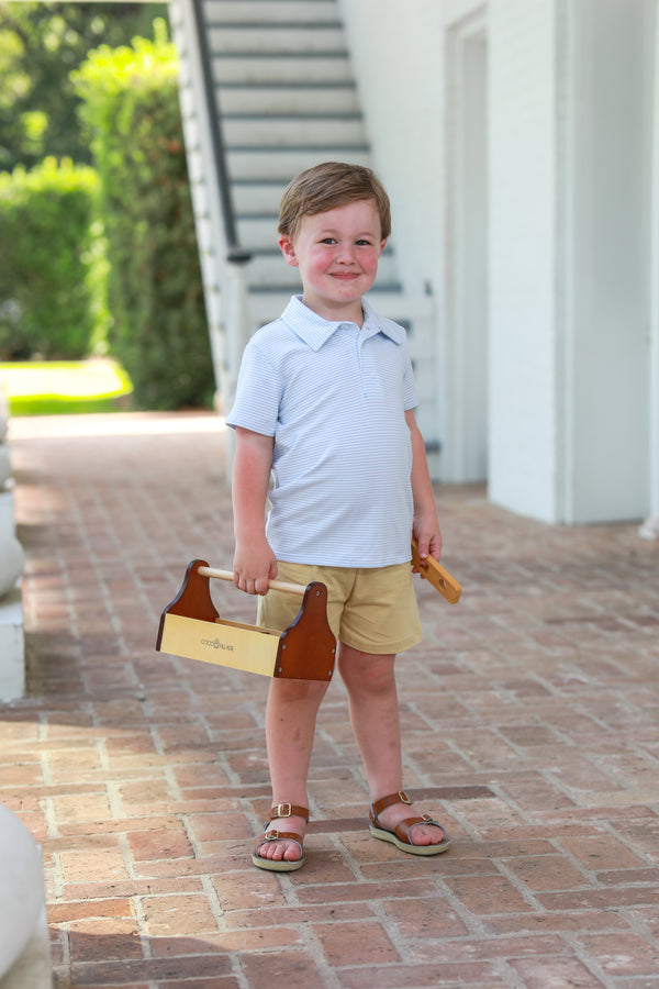 Henry Polo- Light Blue Stripe