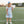 Megaphone Dress- Light Blue