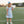 Megaphone Dress- Light Blue