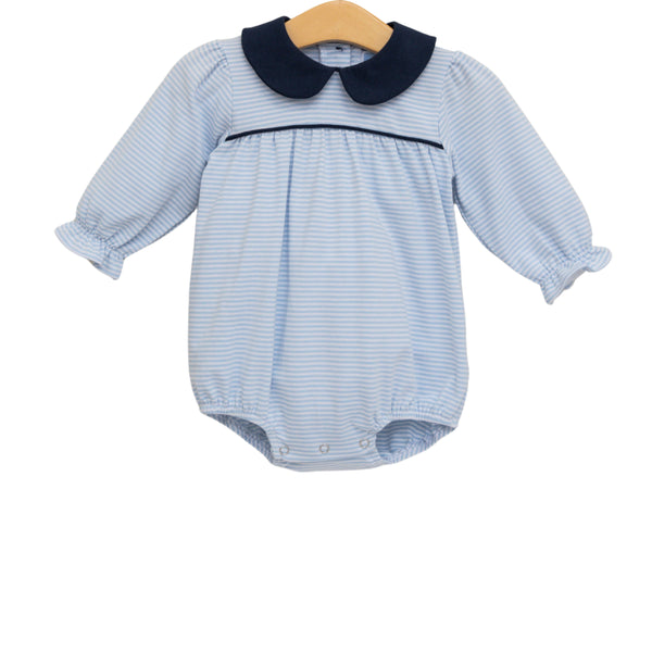 Katherine Bubble- Light Blue Stripe/Navy