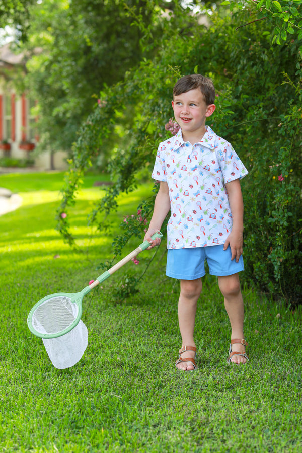 Little Explorers Polo Short Set