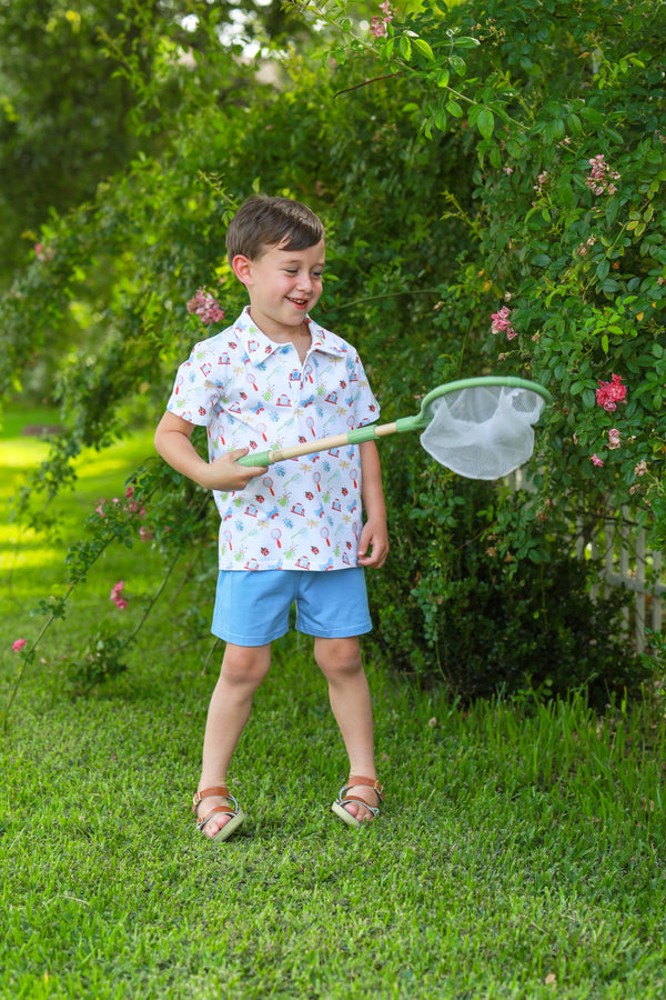 Little Explorers Polo Short Set