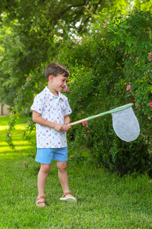 Little Explorers Polo Short Set