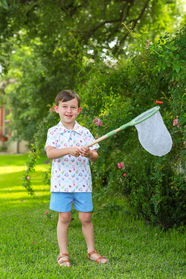 Little Explorers Polo Short Set