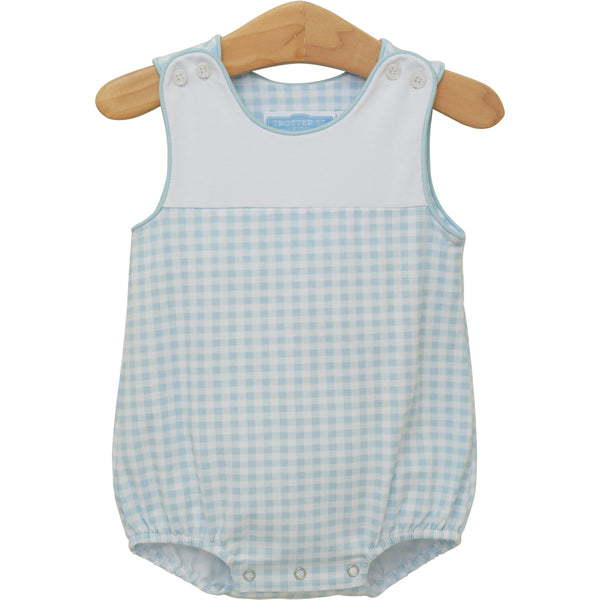 Madden Bubble- Light Blue Gingham