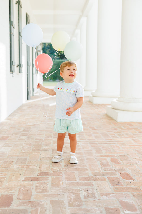 Magical Balloons Banded Short Set