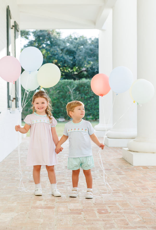 Magical Balloons Banded Short Set