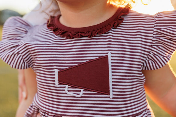 Megaphone Bubble- Maroon
