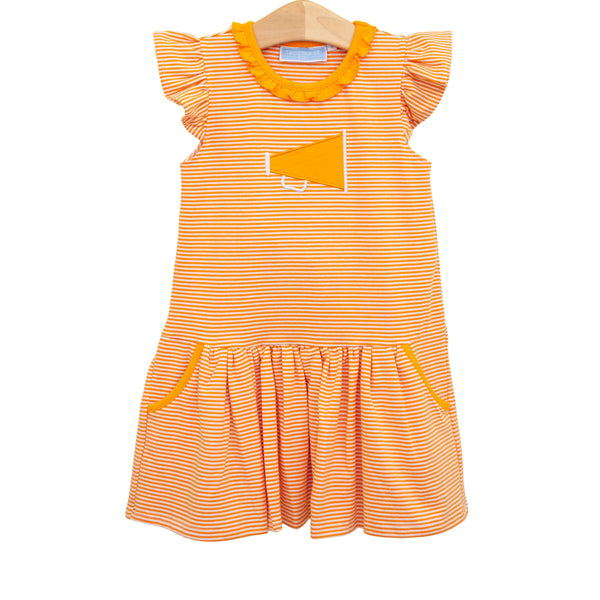 Megaphone Dress- Orange