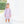 Abigail Dress- Lavender/Light Pink Stripe
